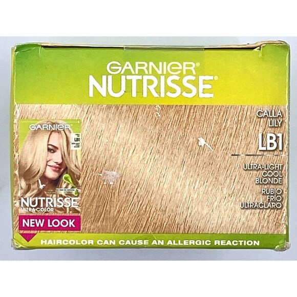 Garnier Hair  (Pack of 1), LB1 Ultra Light Cool Blonde (Calla Lily) NEW SEALED - Picture 5 of 5